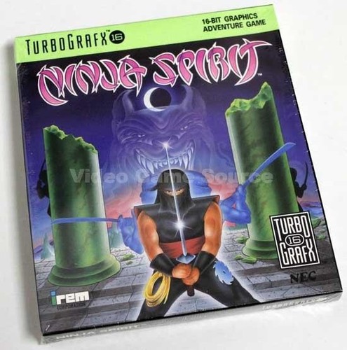 Turbografx ninja spirit nec - ninja,