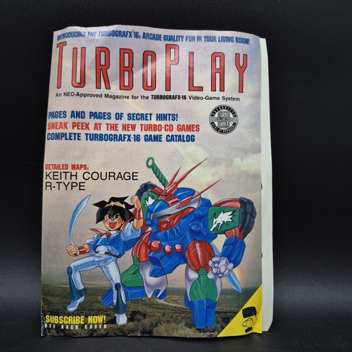 Vintage turboplay magazine - turboplay,