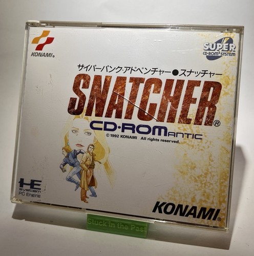 Snatcher engine konami - snatcher, cd