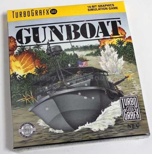 Turbografx gunboat nec game - gunboat,